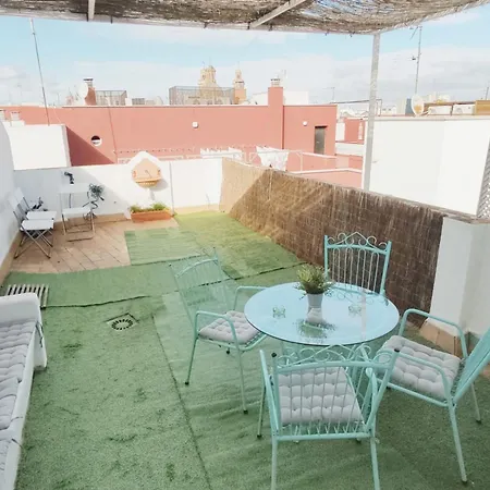 Duplex con Terraza Santa Cruz, para familias 5 pax, Parking Opc Sevilla Habitación foto